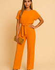 Serena Belted Wide-Leg Jumpsuit
