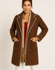 Deep Chocolate Textured Cardigan