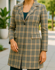 Sueded Knit Coat