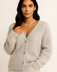 Aura Cashmere Blend Cardigan
