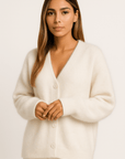 Aura Cashmere Blend Cardigan