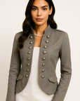 Vera Double-Breasted Military Jacket