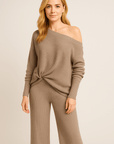 Mila Off-Shoulder Lounge Set