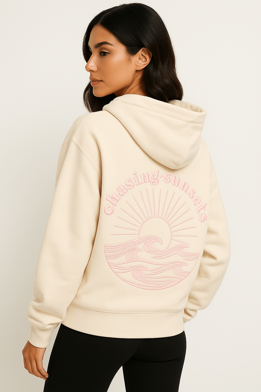 Coastal Glow Graphic Hoodie Cardigan & Sweaters AUZUKA