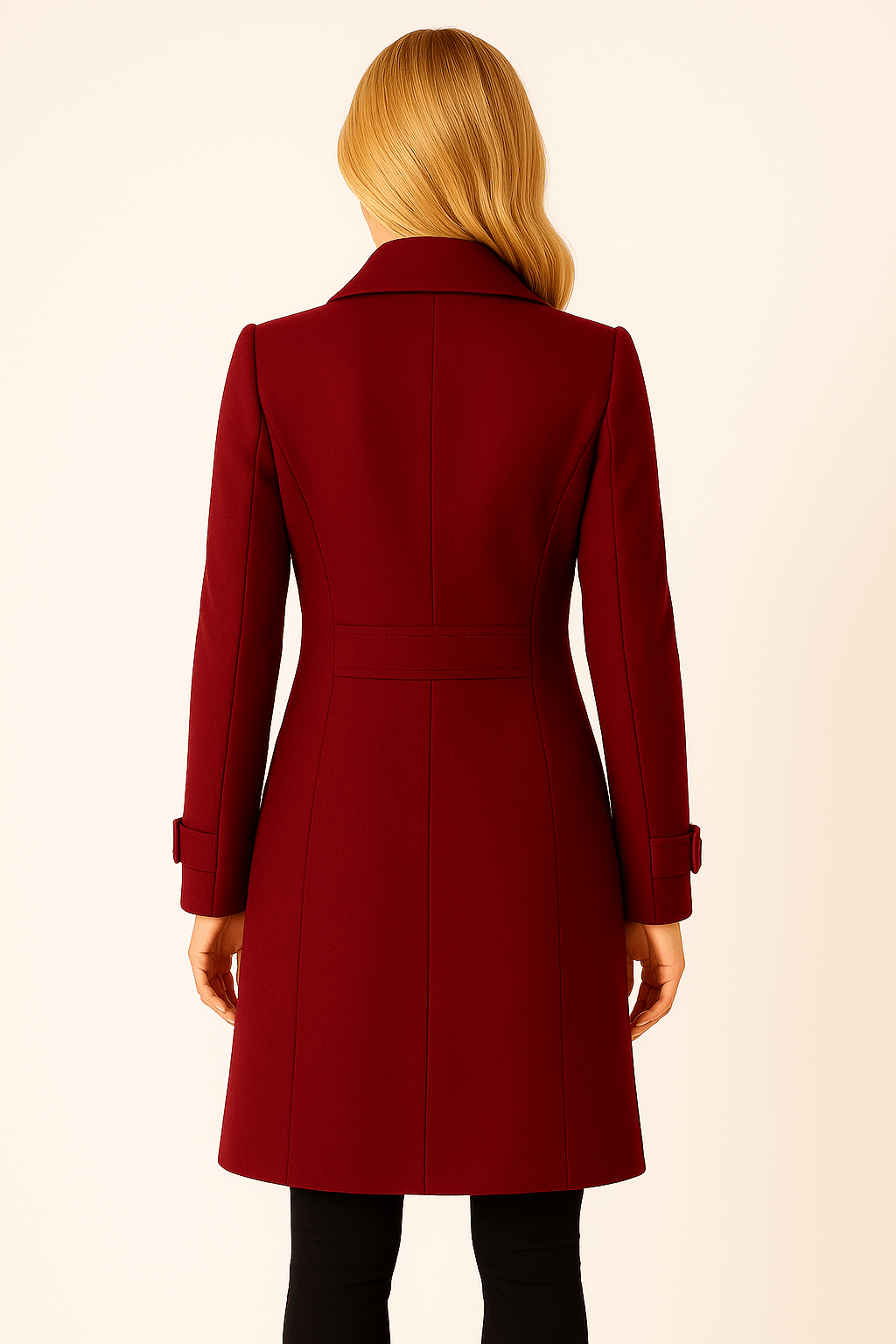 Evelyn Double-Breasted Trench Coat Coats AUZUKA