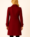 Evelyn Double-Breasted Trench Coat Coats AUZUKA