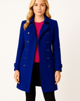 Evelyn Double-Breasted Trench Coat Coats AUZUKA