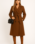 Sabina Double-Breasted Wool Coat AUZUKA