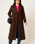 Sabina Double-Breasted Wool Coat AUZUKA