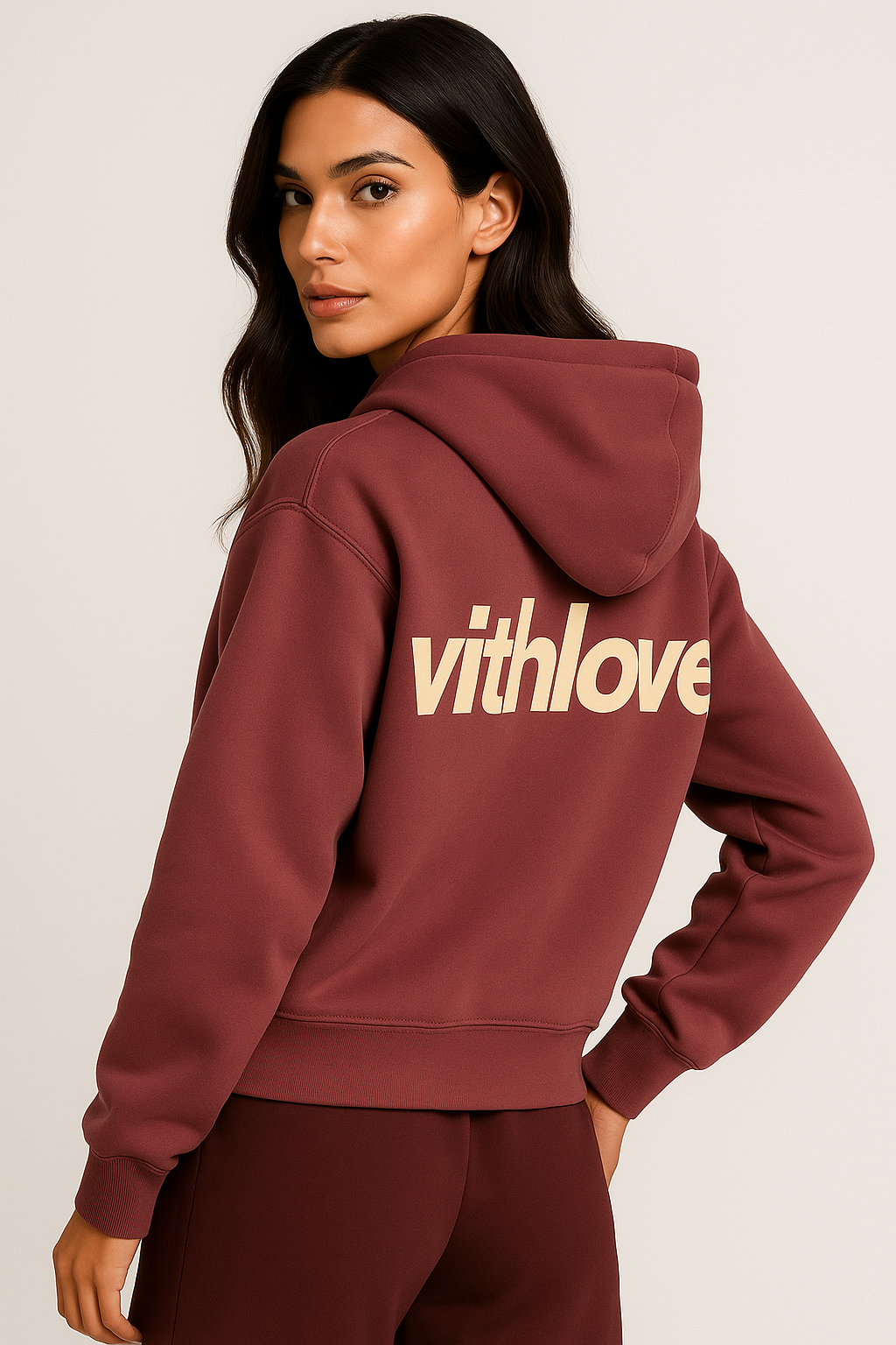 Solara | Self-Love Embroidered Hoodie Auzuka