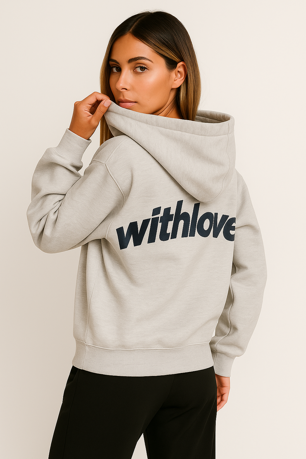 Solara | Self-Love Embroidered Hoodie Auzuka